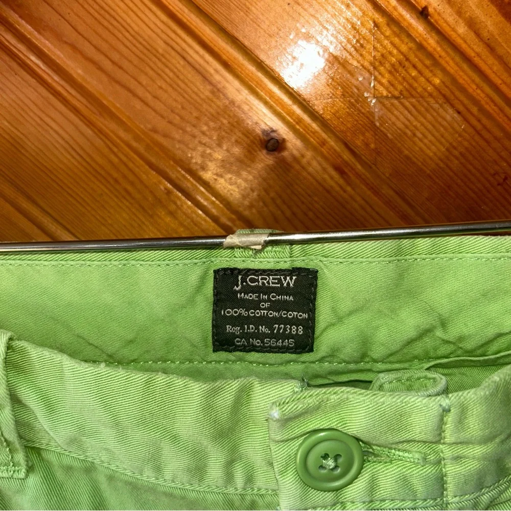 J. Crew Green Cotton shorts men’s sz 32